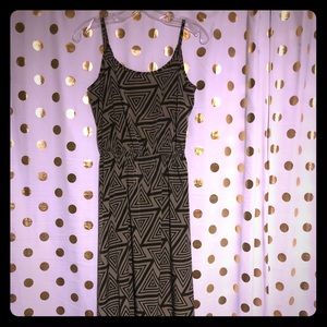 Boutique High Lo Pattern Dress